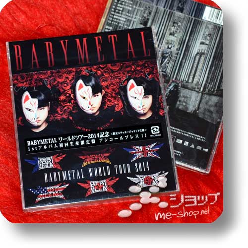 BABYMETAL - Babymetal WORLD TOUR 2014 Encore Press LIM.CD+DVD+Bonus-Stickerset!-0