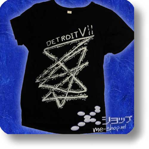 DETROIT 7 (detroit7) - Original Girlie-Shirt "black" Größe M-0