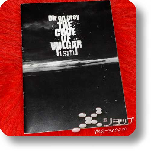 DIR EN GREY - TOUR 04 THE CODE OF VULGAR[ism] Original Tour Pamphlet (Re!cycle)-0