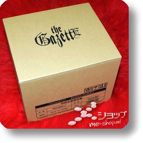 THE GAZETTE - BEAUTIFUL DEFORMITY lim. RELIEF-BOX CD+DVD +Bonus-Promoposter (gefaltet)-17727