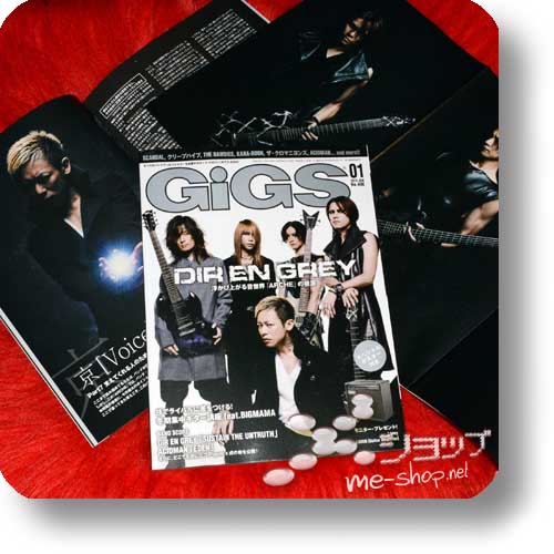 GiGS No.406 (Januar 2015) - DIR EN GREY, BUMP OF CHICKEN, SID, GLAY, SCANDAL... inkl. 2 Bandscores!-0