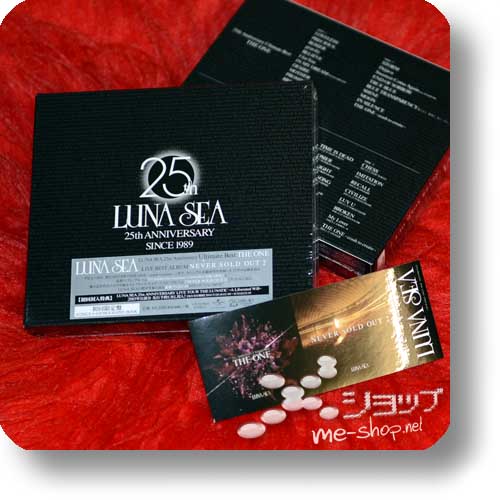 LUNA SEA - 25th ANNIVERSARY SINCE 1989 (lim.Box Live/Studio Best 4CDs+Photobook) +Bonus-Sticker!-0