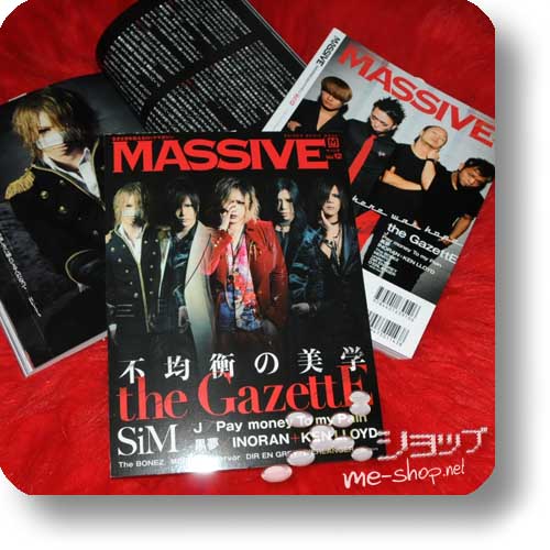 MASSIVE Vol.12 (Dezember 13) the GazettE, SiM, Kuroyume, Merry, Dir en grey...-0