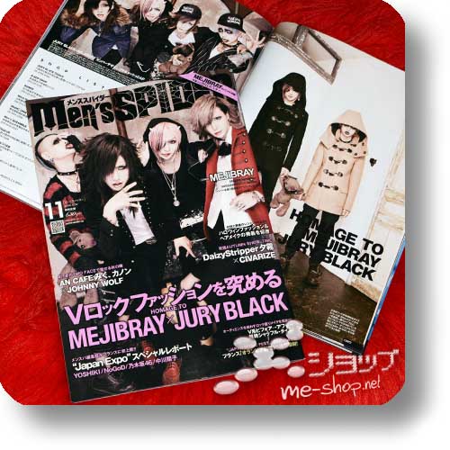 MEN'S SPIDER November 2014 (MEJIBRAY-Cover+Poster!) Fashion- & Lifestyle-Mag-0