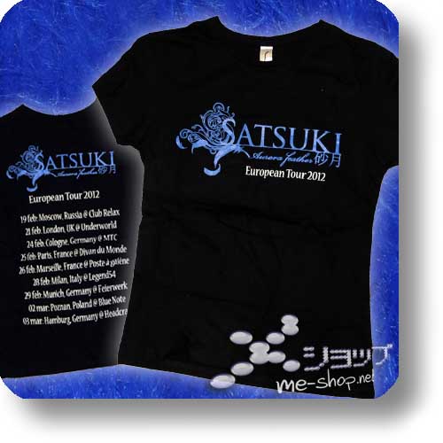 SATSUKI - European Tour 2012 Girlie-Shirt "Logo" Größe L-0