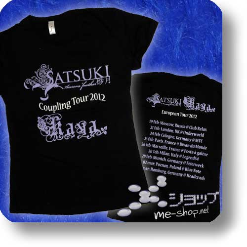 SATSUKI x KAYA - Coupling Tour Girlie-Shirt "Logo" Größe M-0