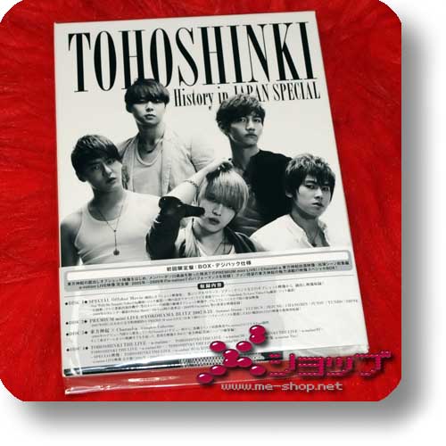 TOHOSHINKI - History in JAPAN SPECIAL 4DVD-Box LIM.1.Pr.-0