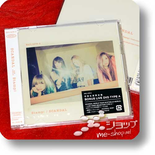 SCANDAL - Stamp! (lim.CD+DVD A-Type) +Bonus-Stickerset-0
