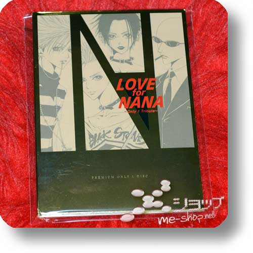 LOVE for NANA ~Only 1 Tribute~ BLACK STONES Ver. (lim.1.Press Digipak / abingdon boys school, Ai Otsuka, TETSU69...) (Re!cycle)-0