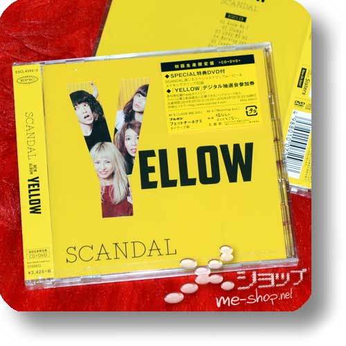 SCANDAL - YELLOW (lim.CD+DVD) +Bonus-Clearfile!-14965