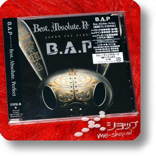 B.A.P - Best Absolute Perfect (JAPAN 1ST ALBUM) TYPE B lim.1.Press +Bonus-Fotokarte!-15345