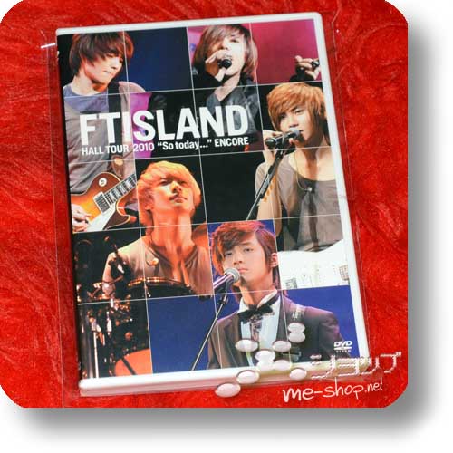 FTISLAND - HALL TOUR “So today…” ENCORE (Live-DVD / 1.Pr. inkl.Fotokarte / F.T.Island) (Re!cycle)-0