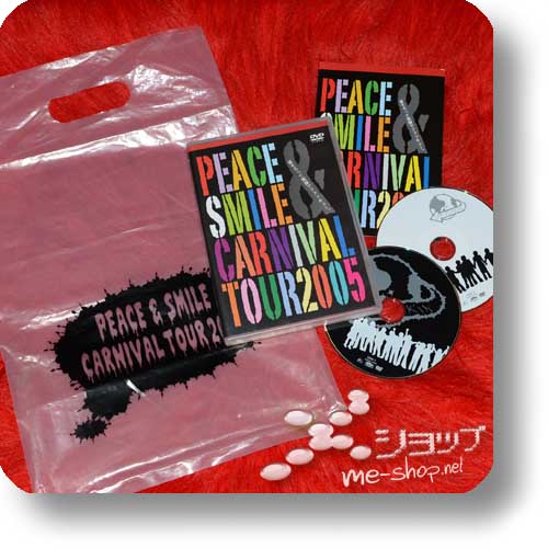 PEACE & SMILE CARNIVAL TOUR 2005 (lim.DVD+Bonus-DVD / Orig.PSC 2006!) Miyavi, GazettE, alice nine... +Bonus-Tüte (Re!cycle)-0