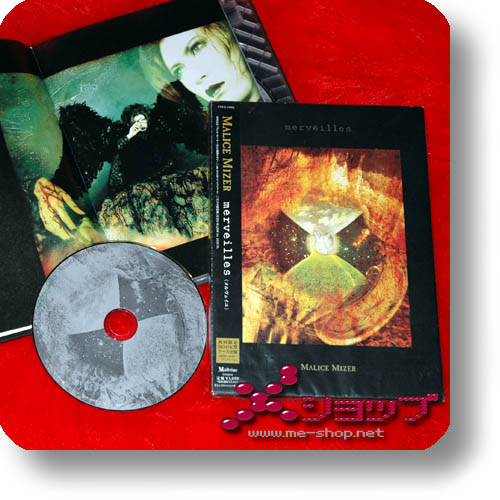 MALICE MIZER - merveilles LIM.1st PRESS CD+BUCH +Bonus-Sticker! (Re!cycle)-18222