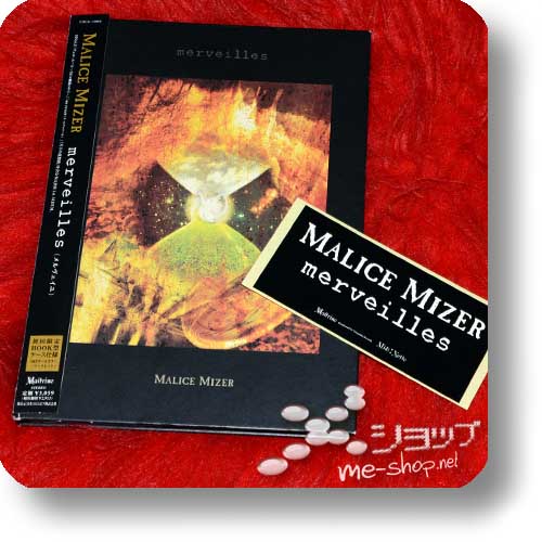 MALICE MIZER - merveilles LIM.1st PRESS CD+BUCH +Bonus-Sticker! (Re!cycle)-0