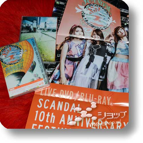 SCANDAL - 10th ANNIVERSARY FESTIVAL [2006-2016] (2DVD) +Bonus-Promoposter!-0