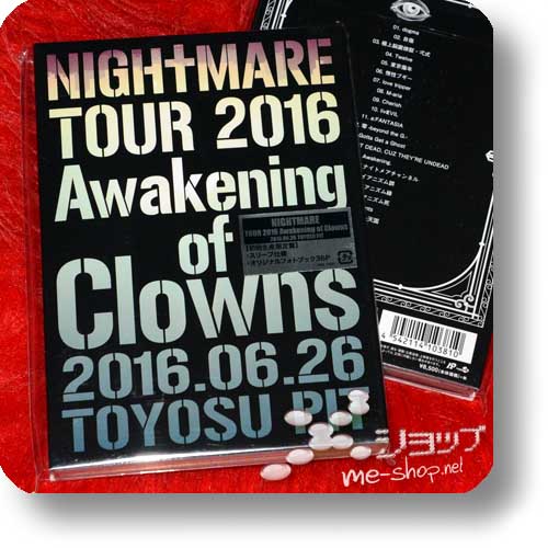 NIGHTMARE - TOUR 2016 Awakening of Clowns 2016.06.26 TOYOSU PIT (lim.DVD+Photobooklet!)-0