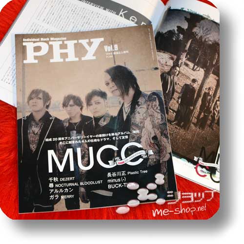 PHY Vol.9 (Februar 2017) MUCC, Nocturnal Bloodlust, MERRY, Arlequin, Plastic Tree, Buck-Tick...-0