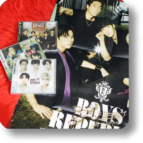 BOYS REPUBLIC - Closer / Daisuki dayo / Hello Sunshine 3CD-Package+Bonus-Poster!-0