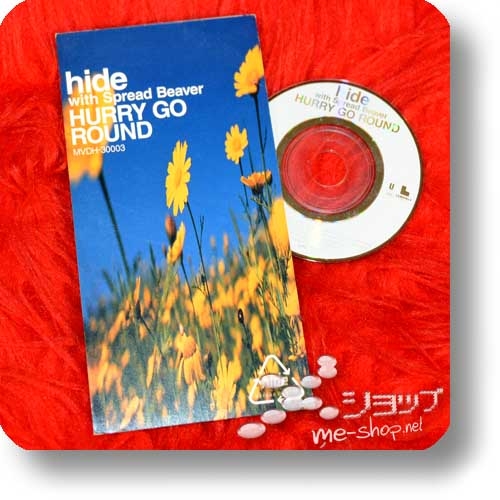 hide with Spread Beaver - HURRY GO ROUND (3"/8cm-Single-CD / Orig.1998!) (Re!cycle)-22807