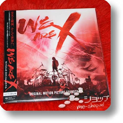 X JAPAN - WE ARE X Original Motion Picture Soundtrack (Strictly Limited Edition 2LP Colored Vinyl inkl.Bonustrack+Poster!)-0