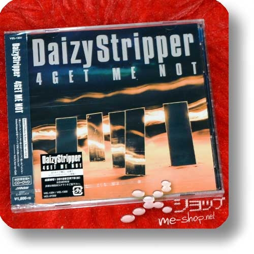 DAIZY STRIPPER (DaizyStripper) - 4GET ME NOT (CD+DVD A-Type) +Bonus-Fotokarte!-0
