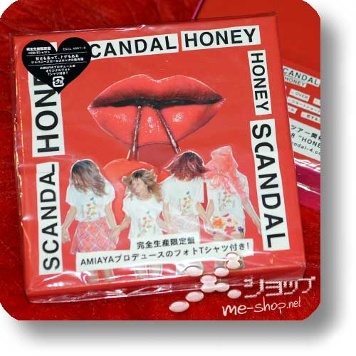 SCANDAL - HONEY (lim.BOX CD+T-Shirt) +Bonus-Clearfile!-23249