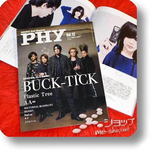PHY Vol.12 (April 2018) BUCK-TICK, Plastic Tree, Kizu, Nocturnal Bloodlust...-0