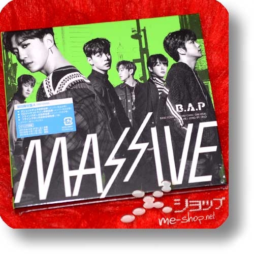 B.A.P - MASSIVE (JAPAN 3RD ALBUM) lim.CD+DVD A-Type +Bonus-Fotokarte!-23780