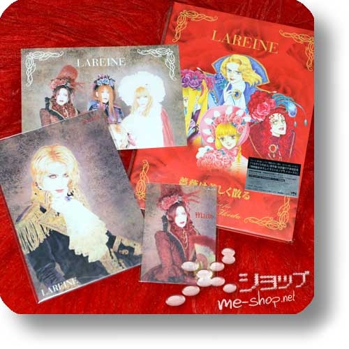 LAREINE - Bara wa utsukushiku chiru (lim.Speical Edition Digipak+Bonus/ KAMIJO/Versailles)+Bonus-Postkartenset! (Re!cycle)-0