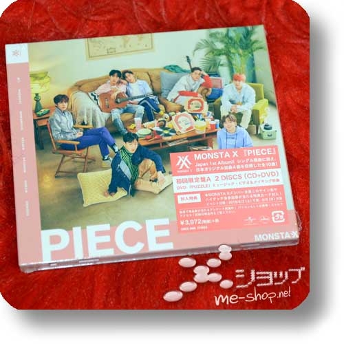 MONSTA X - PIECE (lim.CD+DVD A-Type) +Bonus-Fotosticker!-23736