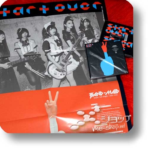 BAND-MAID - Start over (lim.2CD+Live-Blu-ray+Bonus A-Type) +Bonus-Promoposter!-0