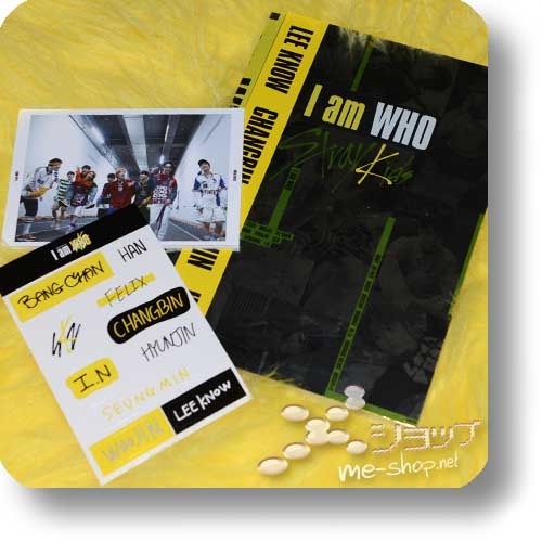 STRAY KIDS - 2nd Mini Album: I am WHO (lim.CD+Photobook "I am" Ver. / ORIG.KOREA)+Bonus-Postkartenbuch+Stickerset!-0