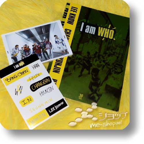 STRAY KIDS - 2nd Mini Album: I am WHO (lim.CD+Photobook "WHO" Ver. / ORIG.KOREA)+Bonus-Postkartenbuch+Stickerset!-0