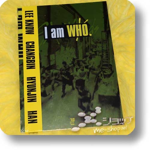 STRAY KIDS - 2nd Mini Album: I am WHO (lim.CD+Photobook "WHO" Ver. / ORIG.KOREA)+Bonus-Postkartenbuch+Stickerset!-24780