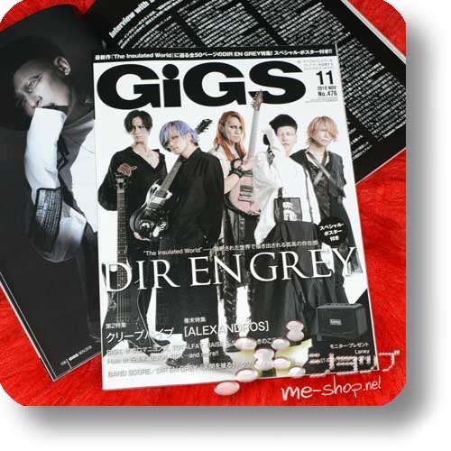 GiGS No.476 (November 2018) - DIR EN GREY, Creephyp, Alexandros, Buck-Tick... inkl. "Ningen wo kaburu"-Bandscore!-0