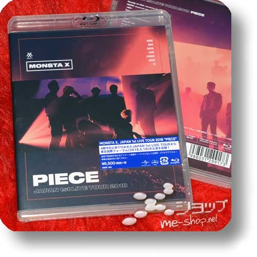 MONSTA X - JAPAN 1st LIVE TOUR 2018 "PIECE" (Blu-ray) +Bonus-Clearfile!-25254