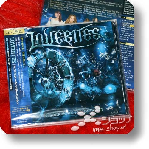 LOVEBITES - Clockwork Immortality (lim.CD+Live-Blu-ray A-Type) +ORIGINAL HANDSIGNIERTE FOTOKARTE!-25699