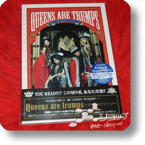 SCANDAL - Queens are trumps (lim.Special Edition CD+Photobook)+Bonus-Sticker! (Re!cycle)-25817