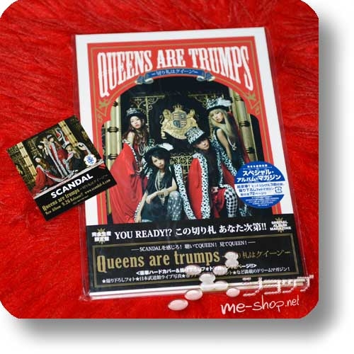 SCANDAL - Queens are trumps (lim.Special Edition CD+Photobook)+Bonus-Sticker! (Re!cycle)-0
