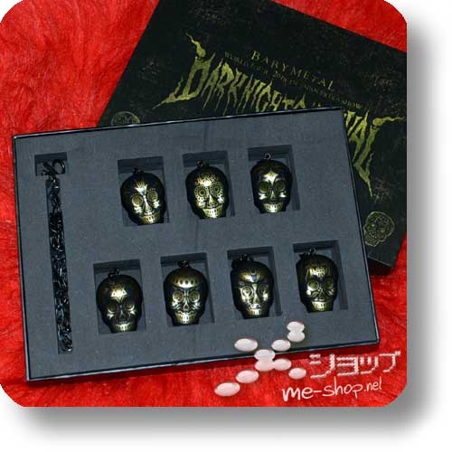 BABYMETAL - DARK NIGHT CARNIVAL Skull Charm Set (2018 original FC/Tour-Merchandise!) (Re!cycle)-0