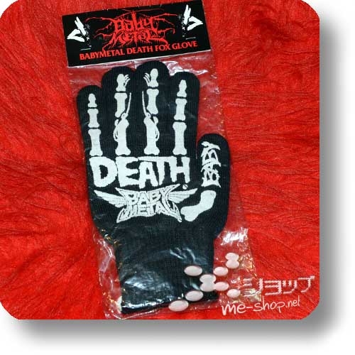 BABYMETAL - DEATH FOX GLOVE Handschuhe (2013 original FC/Tour-Merchandise!)-26675