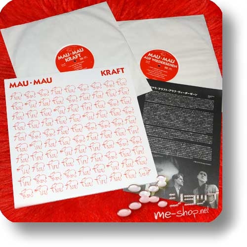 MAU MAU - KRAFT + AUF WIEDERSEHEN (180g White Vinyl 2LP Reissue 2019 / lim./num.300!) +exklusive Bonus-7"!-26727