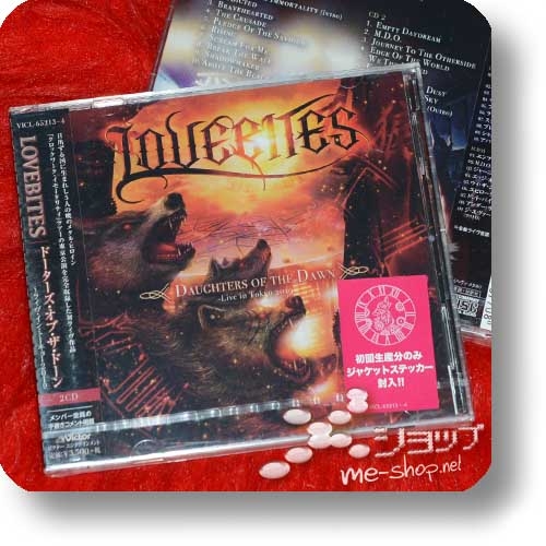 LOVEBITES - DAUGHTERS OF THE DAWN -Live in Tokyo 2019- (2CD lim.1.Press inkl.Bonus-Sticker) +Bonus-Releaseflyer +Bonus-Fächer!-27316