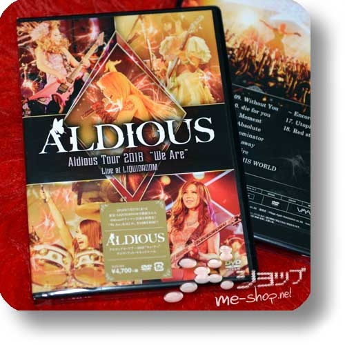 ALDIOUS - Tour 2018 "We are" Live at LIQUIDROOM (DVD)+Bonus-Fotokarte!-28332