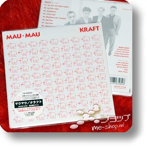MAU MAU - KRAFT + AUF WIEDERSEHEN (lim.Package CD+180g White Vinyl 2LP Reissue/remastered lim./num.) +exklusive Bonus-7"!-29046