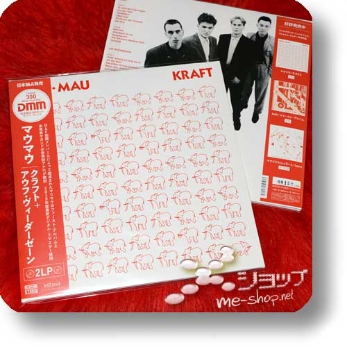 MAU MAU - KRAFT + AUF WIEDERSEHEN (lim.Package CD+180g White Vinyl 2LP Reissue/remastered lim./num.) +exklusive Bonus-7"!-29041