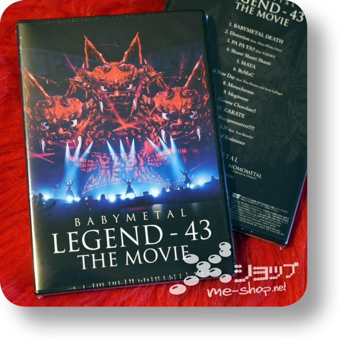 babymetal legen 43 dvd