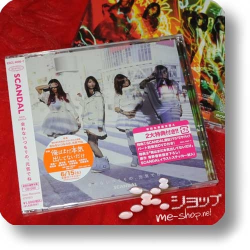 SCANDAL - Awanai tsumori no, genki dene (lim.CD+DVD A-Type +Ministickerset +Bonus-Fotokarte!) (Re!cycle)-30082