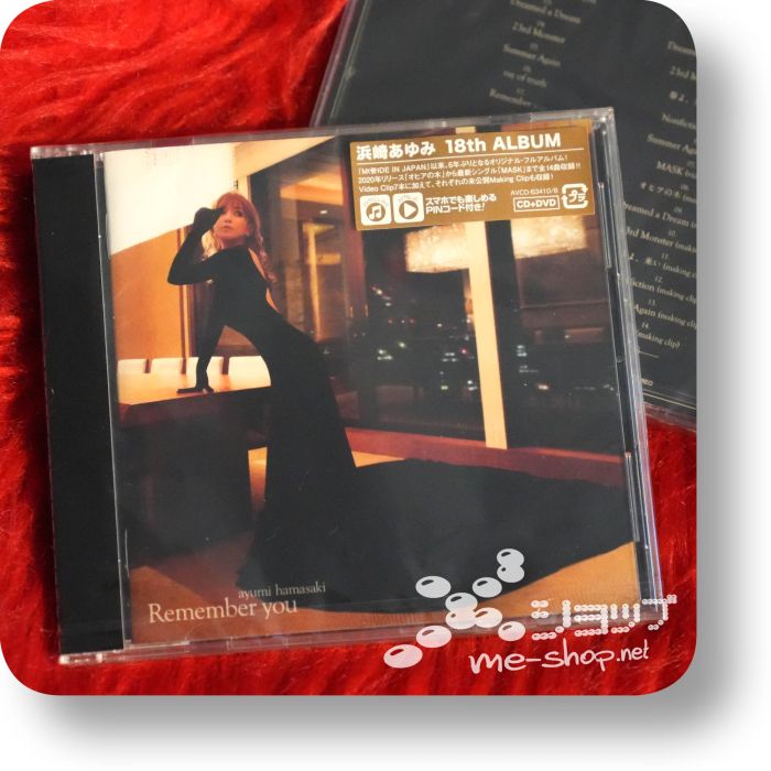 ayumi hamasaki remember you cd+dvd